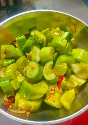 Hình của món Dưa Leo đập trộn xì dầu(nước tương).