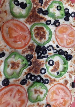 صورة لوصفة معكرونة البيتزا 🍕🍝