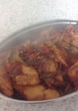 A picture of Moes Mustard Beer Chicken.