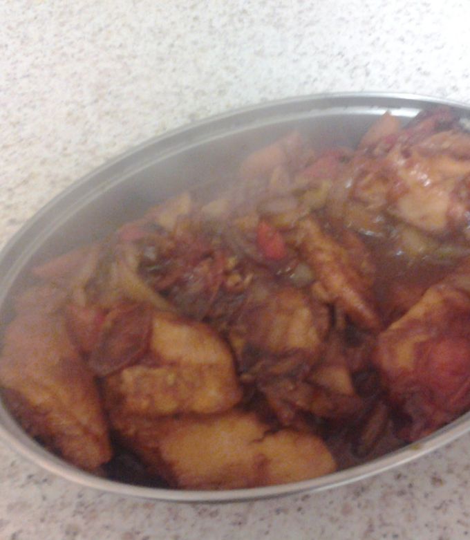 A picture of Moes Mustard Beer Chicken.