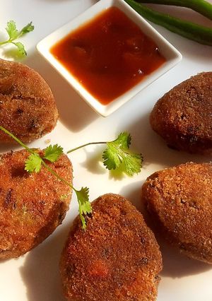 A picture of Beetroot Cutlet.