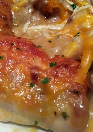 A picture of Chicken and Sweetcorn Casserole.