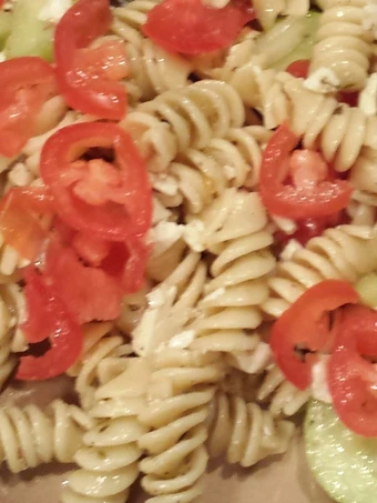 Recipe Salad pasta Yunani which Delicious