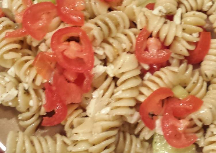 Easiest Way to Prepare Quick Greek pasta salad