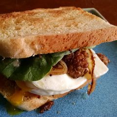A picture of Mediterranean Brunch Sandwich.