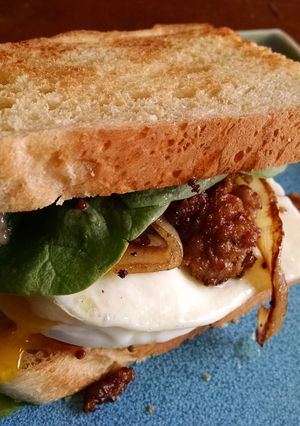 A picture of Mediterranean Brunch Sandwich.