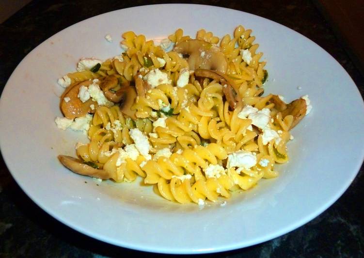 Recipe of Perfect Giota&#39;s different fusilli and mushroom