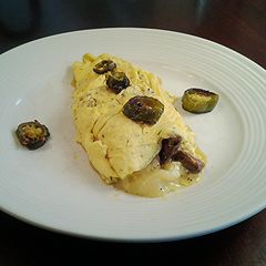 A picture of Steak and Cheese Omelette.