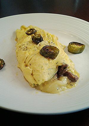 A picture of Steak and Cheese Omelette.