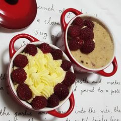 A picture of Berry late Supper in a Mug.