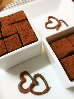 A picture of Not Too Sweet Coffee-Flavored Truffles.