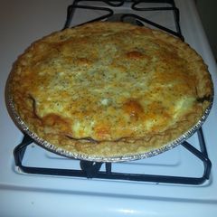 A picture of Spinach quiche.