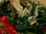 Tumis Kangkung Kembang Tahu