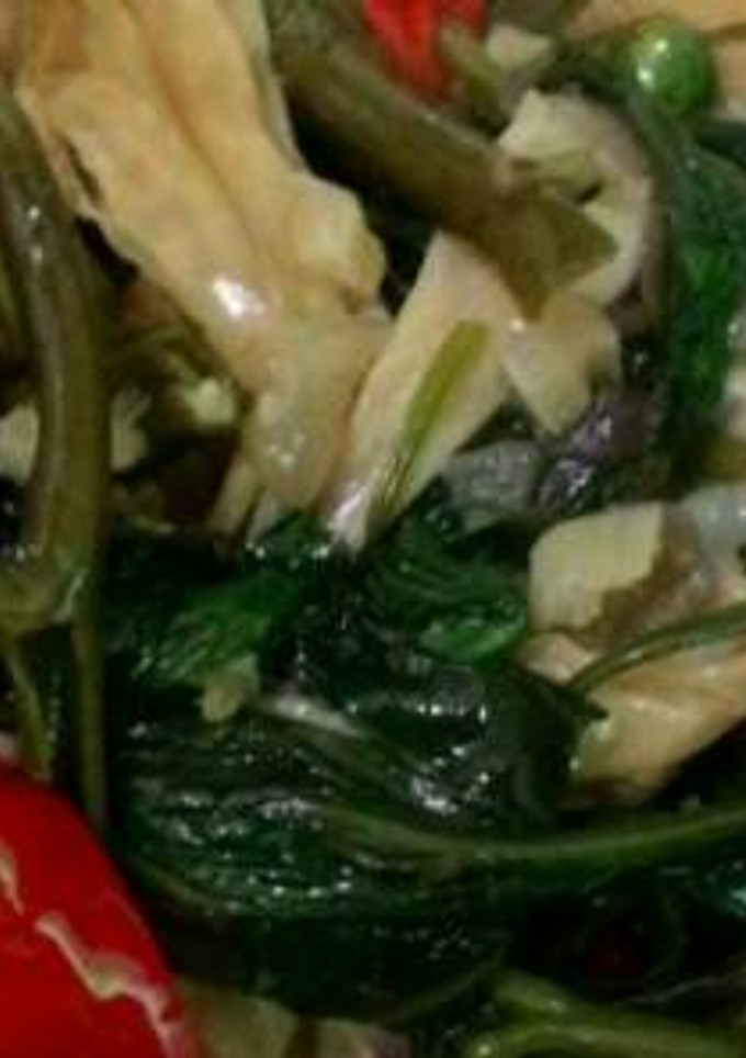 Foto resep Tumis Kangkung Kembang Tahu
