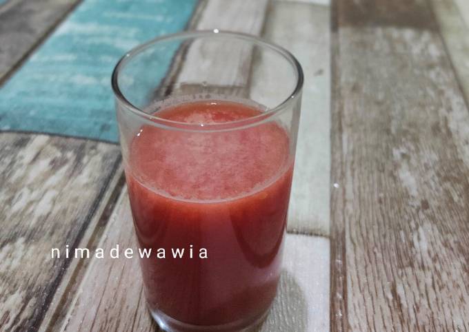 Recipe: Perfect Jus Semangka Apel