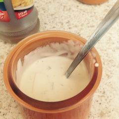 A picture of My Quick Cucumber Dip.