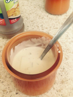 A picture of My Quick Cucumber Dip.
