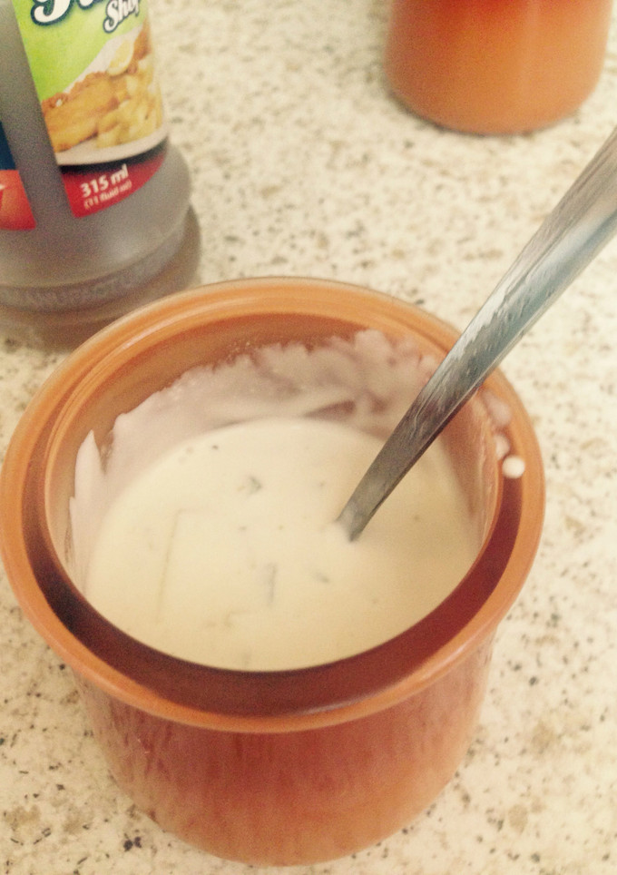 A picture of My Quick Cucumber Dip.