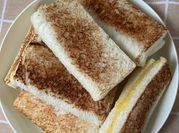 Gambar roti panggang gula mentega