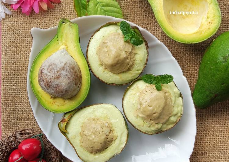 Resep Ice cream Alpukat Anti Gagal