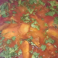 Spicy Durban style lamb curry A picture of Spicy Durban style lamb curry.