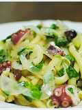 Chilled Octopus and Celery Pasta