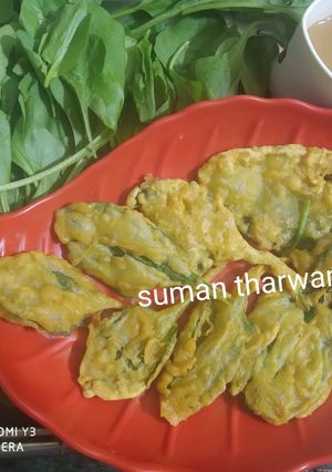 पालक चिप्स पकोडा रेसिपी मुख्य फोटो