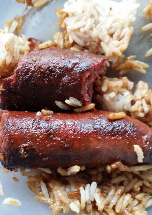 A picture of Chinese sausage.
