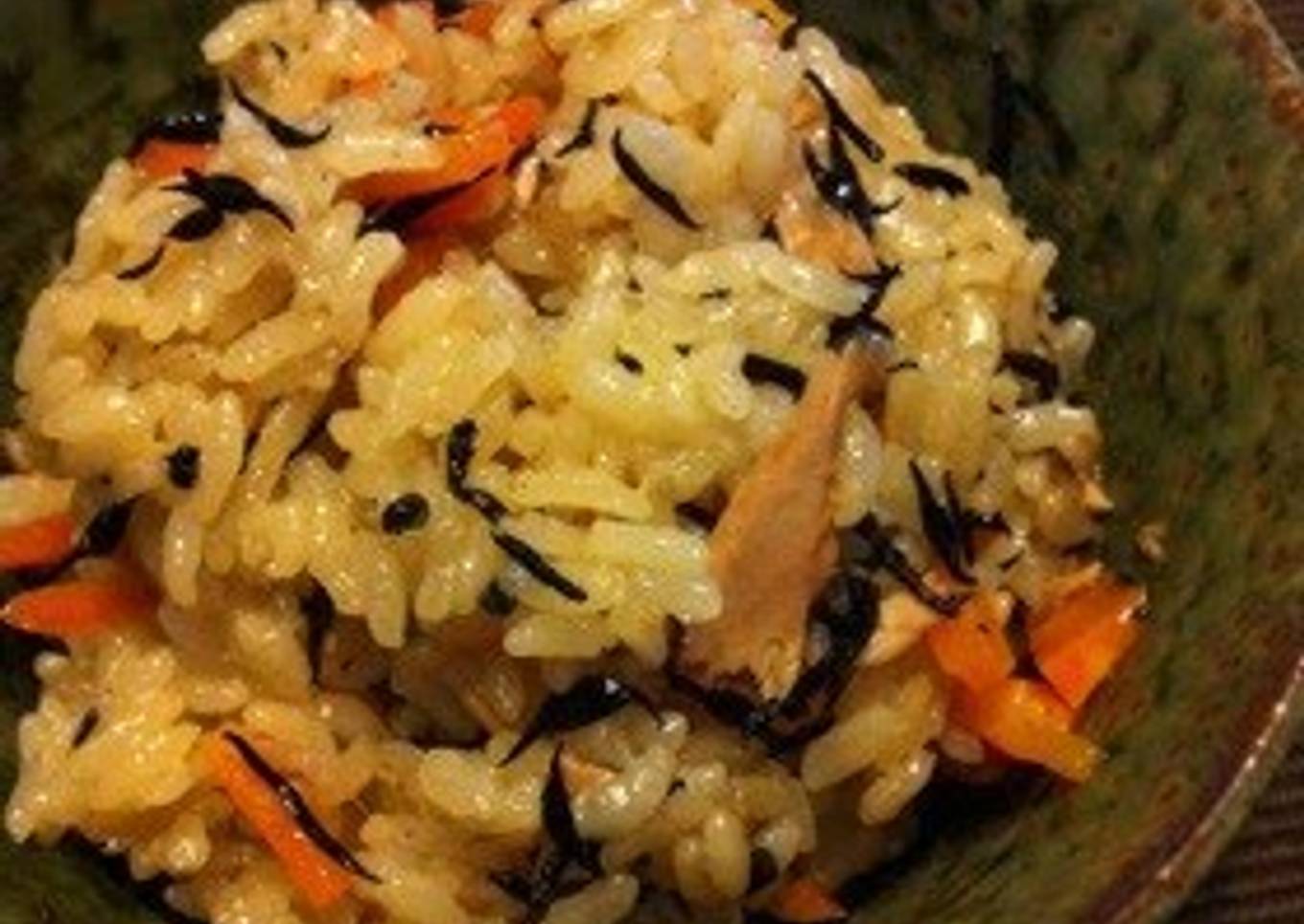 Natural Japanese type rice with tuna
