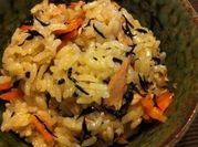 A picture of canned tuna and rice