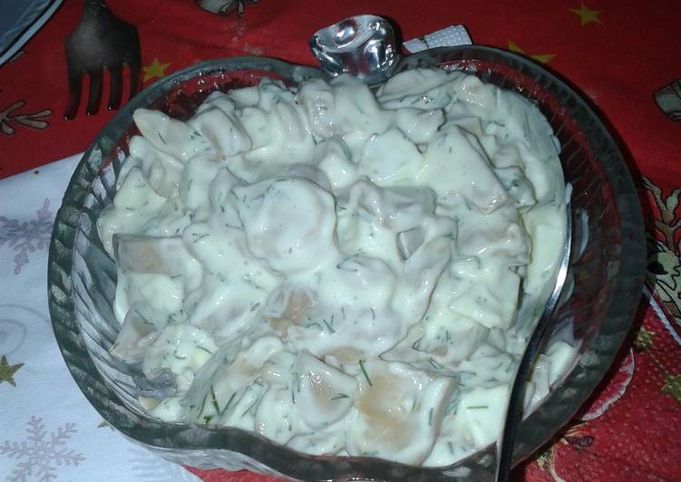 Recipe of Favorite Mushrooms salad with mayo