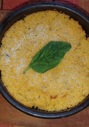 Una foto de Pastel de polenta
