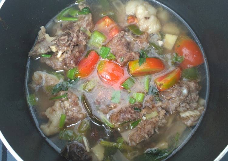 Asem asem tulang kambing mantap seger