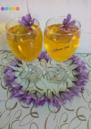 عکسی از دستور شربت زعفرانی 🍷