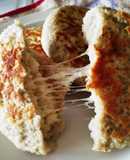 Arepitas de Ocumo (malanga, ñamera) rellenas de Queso