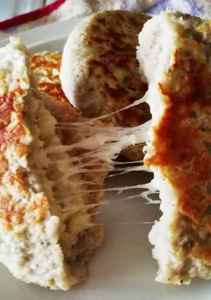 A picture of Cheese-Stuffed Ocumo (Malanga) Arepitas.
