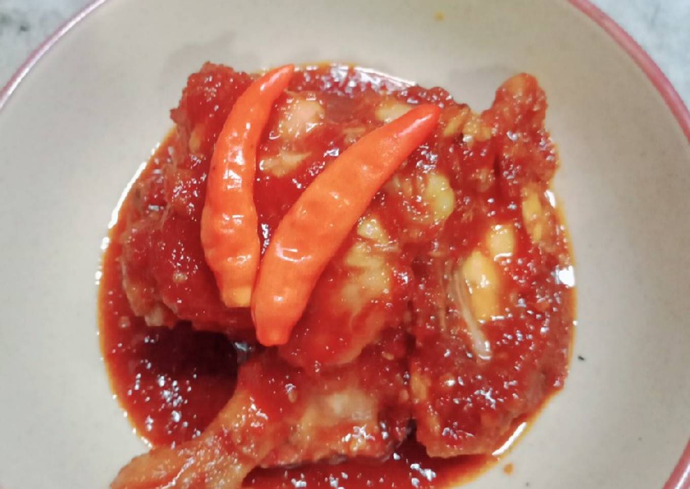 Rica Ayam sederhana