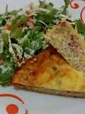 Crustless Quinoa, Vegetables and Bacon Quiche