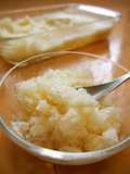 Easy Sherbet with Egg White & Apple Juice