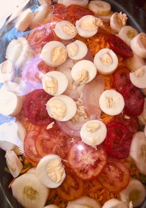 A picture of Vegetable salad 🥗.