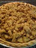 Apple crumble pie