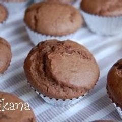 A picture of Easy Chocolate Muffins with Pancake Mix.