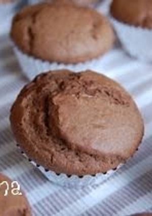 A picture of Easy Chocolate Muffins with Pancake Mix.