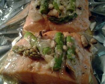 Unique Recipe Salmon and asparagus Delicious Perfect