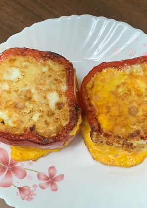 甜椒煎蛋 的食譜成品照片