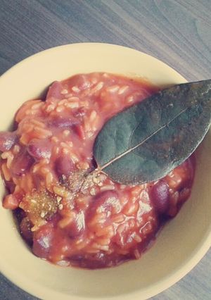 A picture of One Pot Beans and Rice.