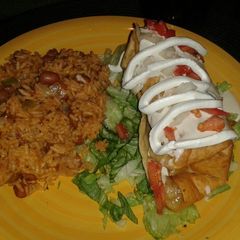 A picture of Spanish rice..