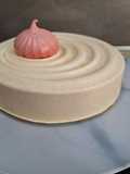 Entremet rhubarbe vanille