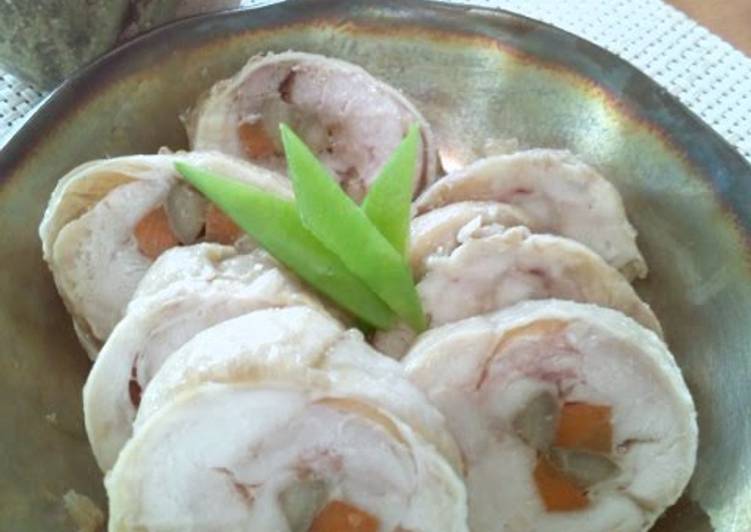 Osechi Cooking- Chicken Yawatamaki Rolls with Shio-koji