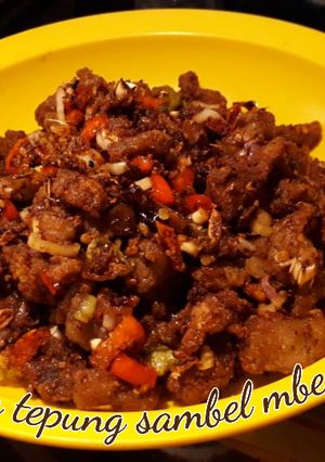 Foto resep Tuna Tepung Sambal Mbe